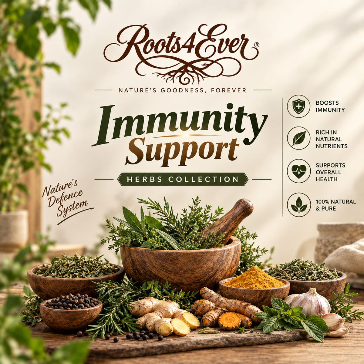 ROOTS4EVER IMMUNITY SUPPORT COLLECTION