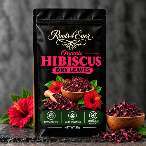 ROOTS4EVER HIBISCUS LEAVES 30G WITH BLACK POUCH