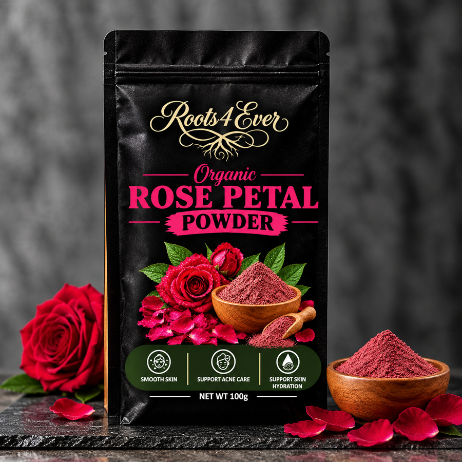 ROOTS4EVER SUNDRIED ROSE PETAL POWDER 100G 