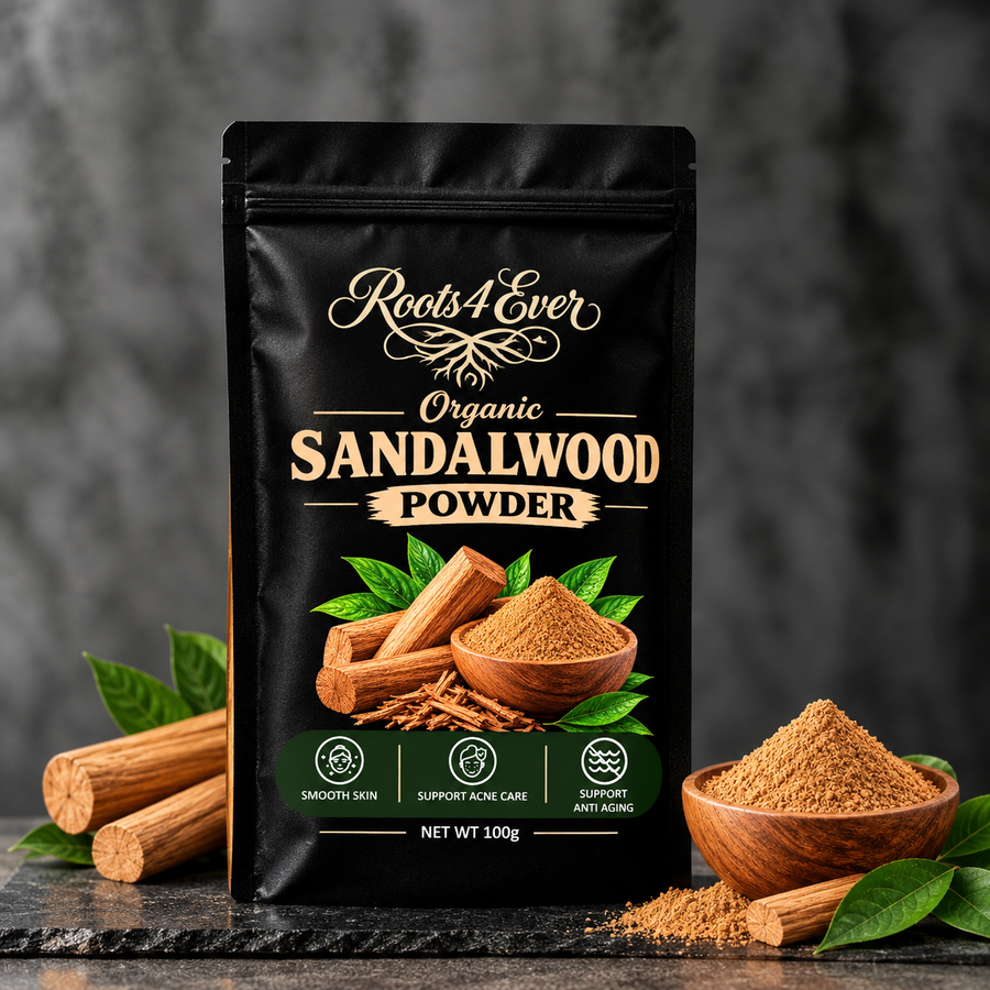 ROOT4EVER ORGANIC SANDALWOOD POWDER 100G